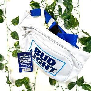 💙🤍 Bud Light White and Blue Fanny Pack 🤍💙
